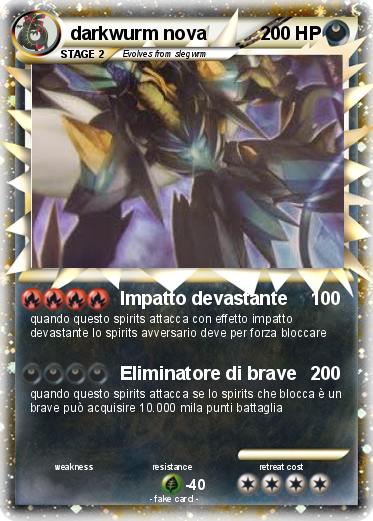 Pokemon darkwurm nova