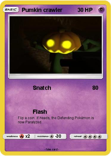 Pokemon Pumkin crawler