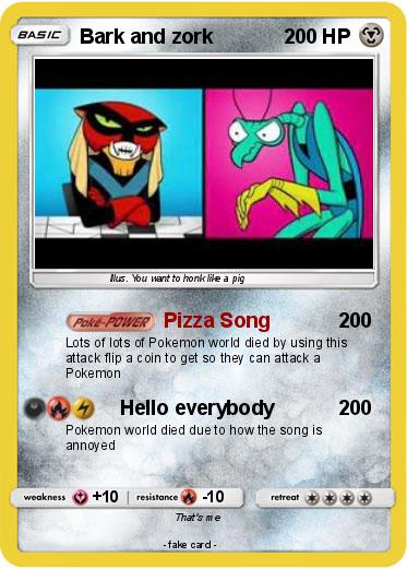 Pokemon Bark and zork