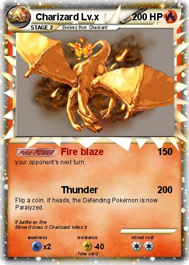 Pokemon Charizard Lv.x