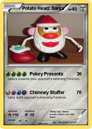 Pokemon Potato Head: Santa