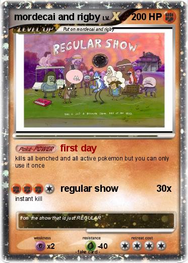 Pokemon mordecai and rigby