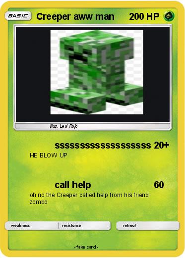 Pokemon Creeper aww man