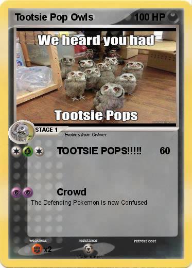 Pokemon Tootsie Pop Owls