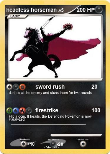 Pokemon headless horseman