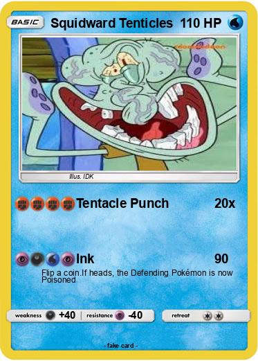 Pokemon Squidward Tenticles