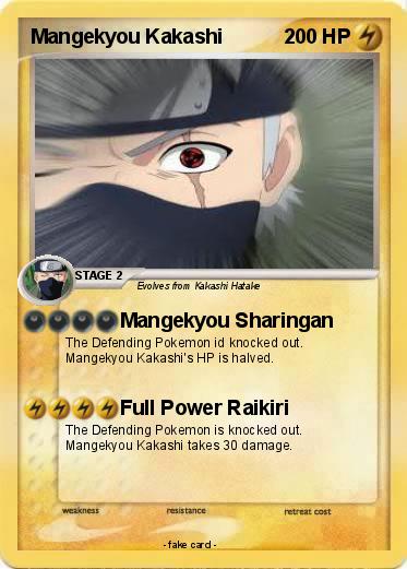 Pokemon Mangekyou Kakashi