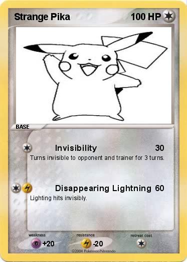 Pokemon Strange Pika