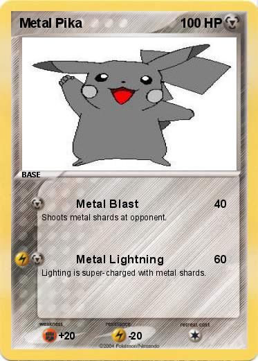Pokemon Metal Pika