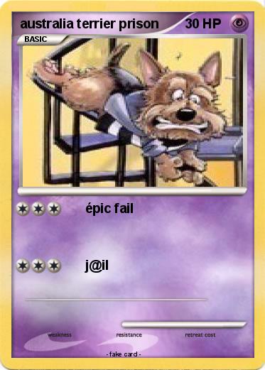 Pokemon australia terrier prison