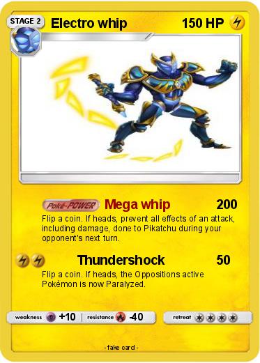 Pokemon Electro whip