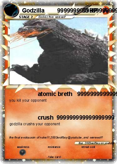 Pokemon Godzilla        9999999999999999999999999999999999999999999999999999999999999