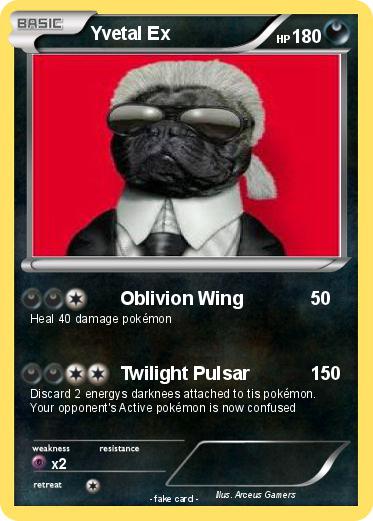 Pokemon Yvetal Ex