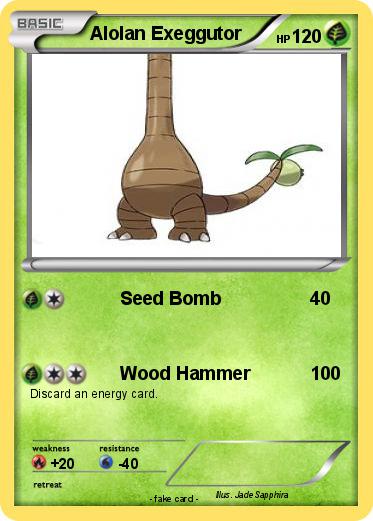 Pokemon Alolan Exeggutor