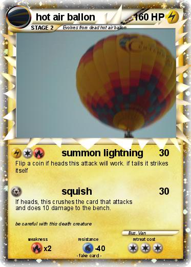 Pokemon hot air ballon
