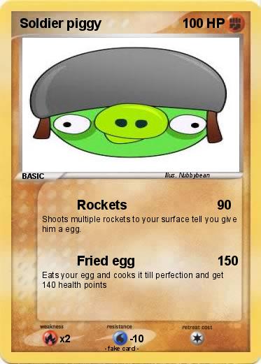 Pokemon Soldier piggy