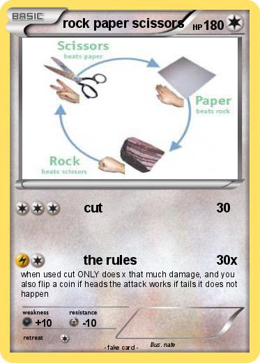 Pokemon rock paper scissors