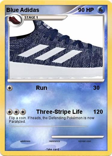 Pokemon Blue Adidas
