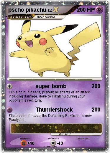 Pokemon pscho pikachu