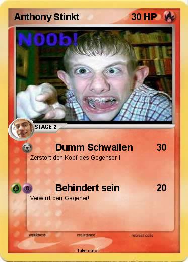 Pokemon Anthony Stinkt