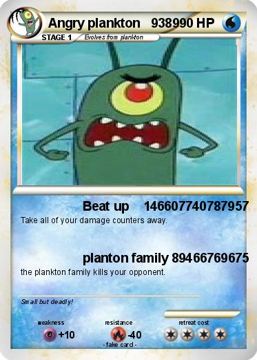 Pokemon Angry plankton   9389