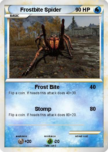 Pokemon Frostbite Spider
