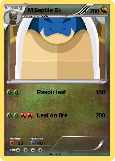 Pokemon M Septile Ex