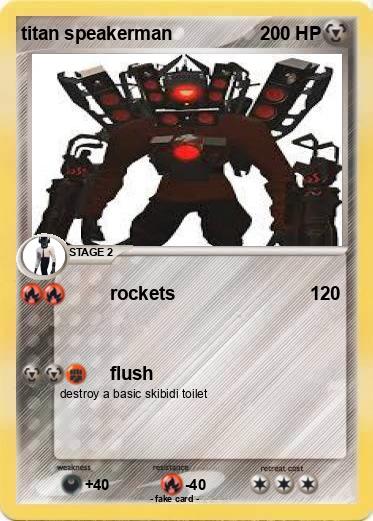 Pokemon titan speakerman