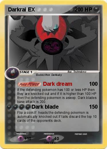 Pokemon Darkrai EX