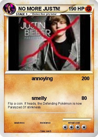 Pokemon NO MORE JUSTN!