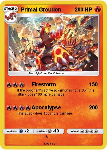 Pokemon Primal Groudon