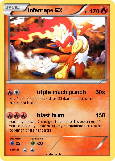 Pokemon infernape EX