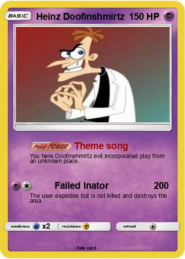 Pokemon Heinz Doofinshmirtz