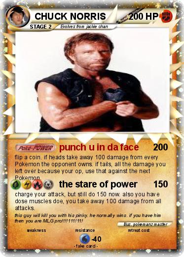 Pokemon CHUCK NORRIS
