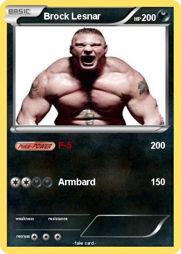 Pokemon Brock Lesnar