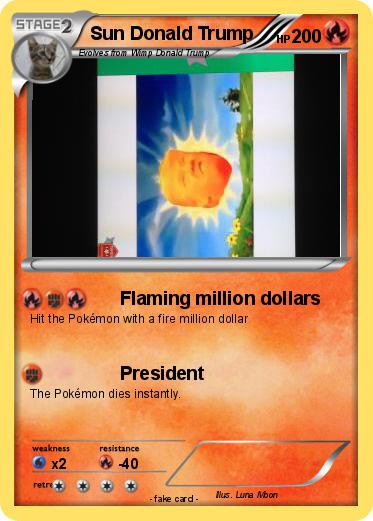 Pokemon Sun Donald Trump