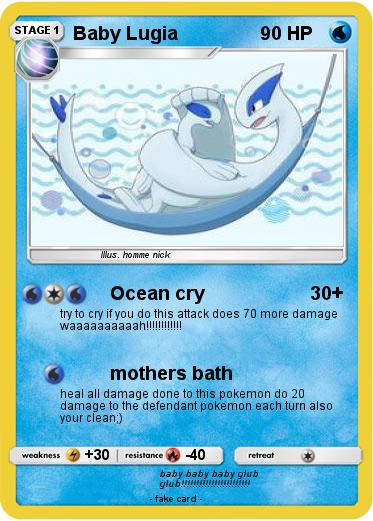 Pokemon Baby Lugia