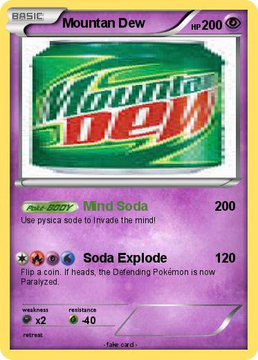 Pokemon Mountan Dew