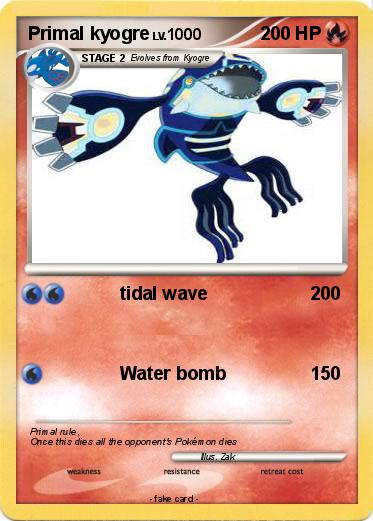 Pokemon Primal kyogre