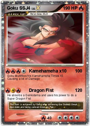 Pokemon Goku SSJ4