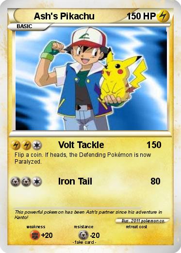 Pokemon Ash's Pikachu
