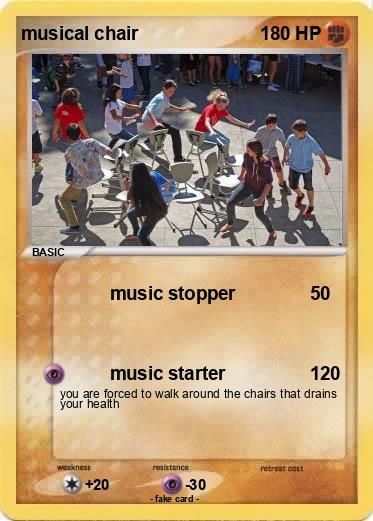 Pokemon musical chair