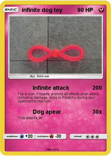 Pokemon infinite dog toy
