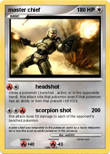 Pokemon master chief