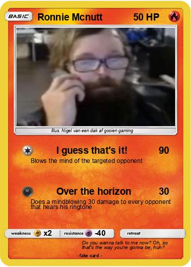 Pokemon Ronnie Mcnutt