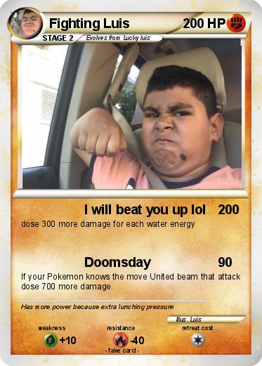 Pokemon Fighting Luis
