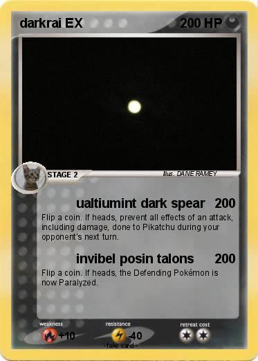 Pokemon darkrai EX