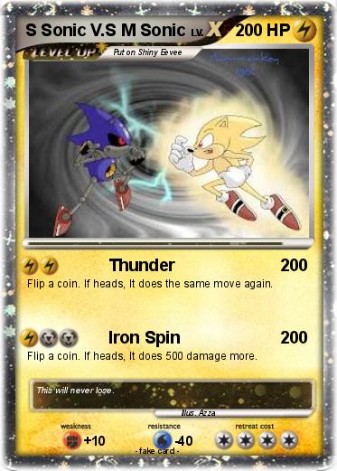 Pokemon S Sonic V.S M Sonic