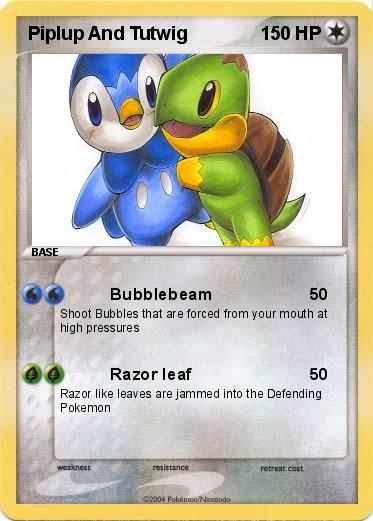 Pokemon Piplup And Tutwig