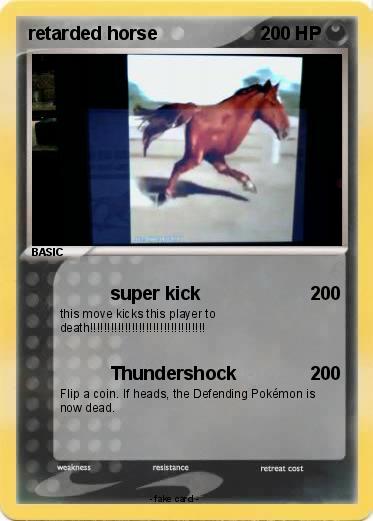 Pokemon retarded horse